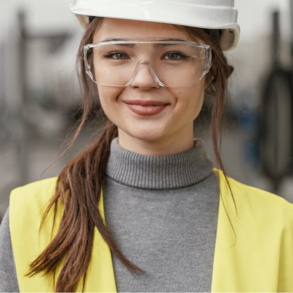 portrait-smiley-woman-engineer